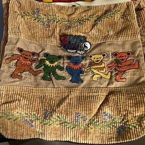 Gypsy Rose Grateful Dead Dancing bear messenger bag